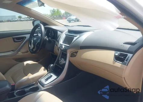 2012 Hyundai Elantra Limited from USA, damaged, VIN 5NPDH4AE7CH102981